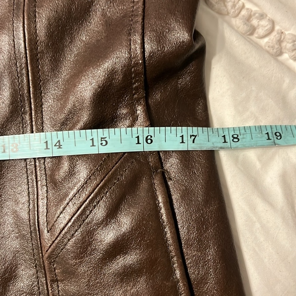 Vintage Wilsons Leather Maxima Chocolate Brown Leather Coat Women’s Medium - Picture 10 of 16